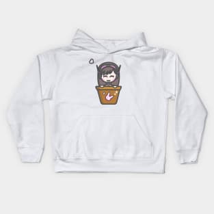 Overwatch D.Va chibi Kids Hoodie